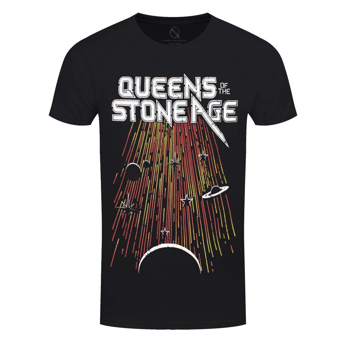 

Queens Of The Stone Age T-Shirt Meteor Shower Official Dark Grey New 4XL