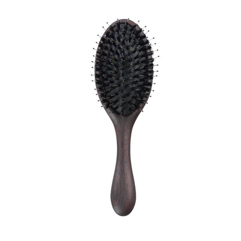 Black Sandalwood Boar Bristle Scalp Massage Air Cushion Comb