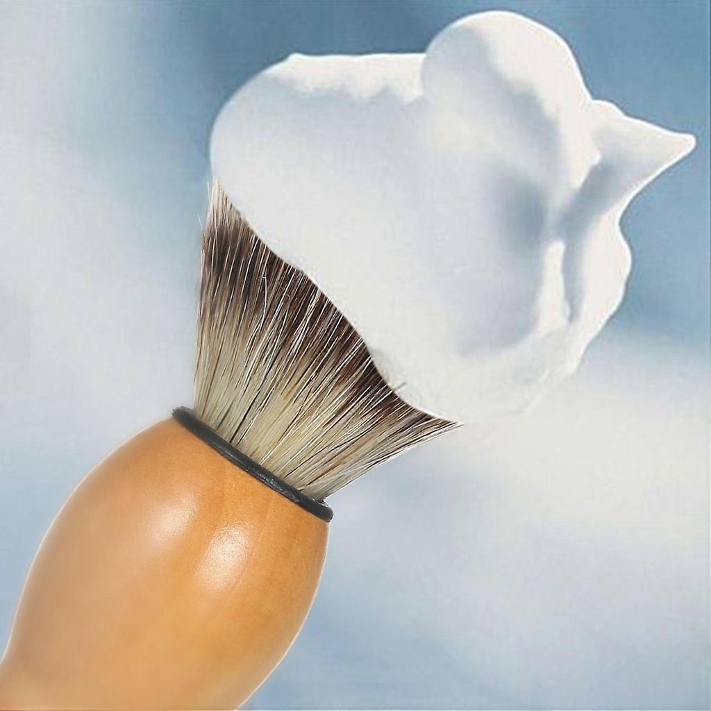 Beard Shaving Cream Bowl Shaving Soap Mug for Men with Shave Lather Brush Wooden Shaving Bowl