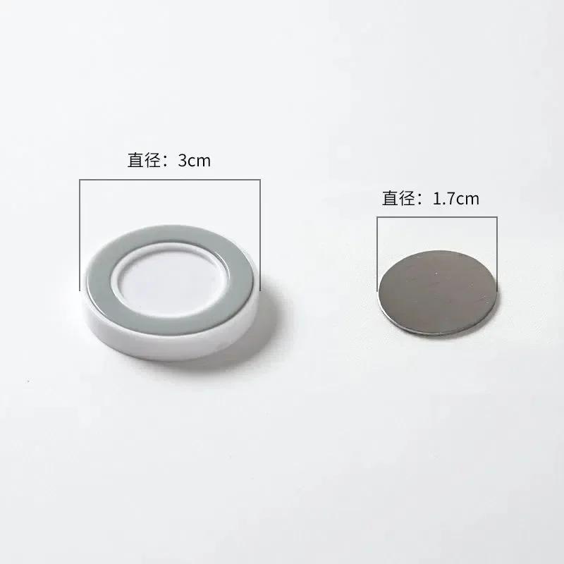 Strong Magnetic Hook Magnet Remote Control Hook Home Organizer Iman Magnetic Wall Hanging Keychain Hooks Anti-lost Storage Ring
