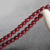 Natural Red Pomegranate Stone Bead Bracelet Women Man Dark Garnet Charm Bangles Yoga Meditation Friendship Gift Pulseras Mujer