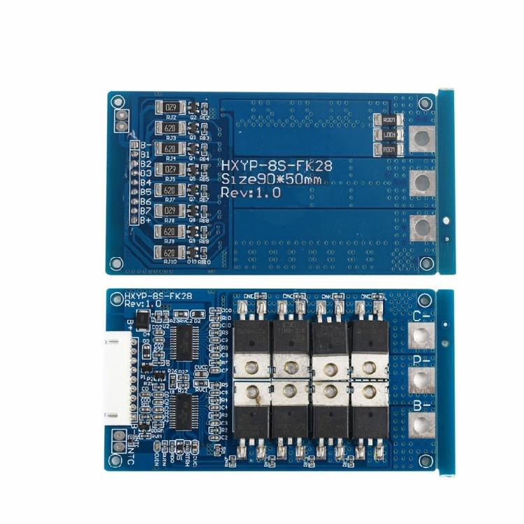 8S 28V 28A BMSs Lithiums Battery Protections Circuit Board Lithiums Battery Pack Balance Charging Charge Board Module