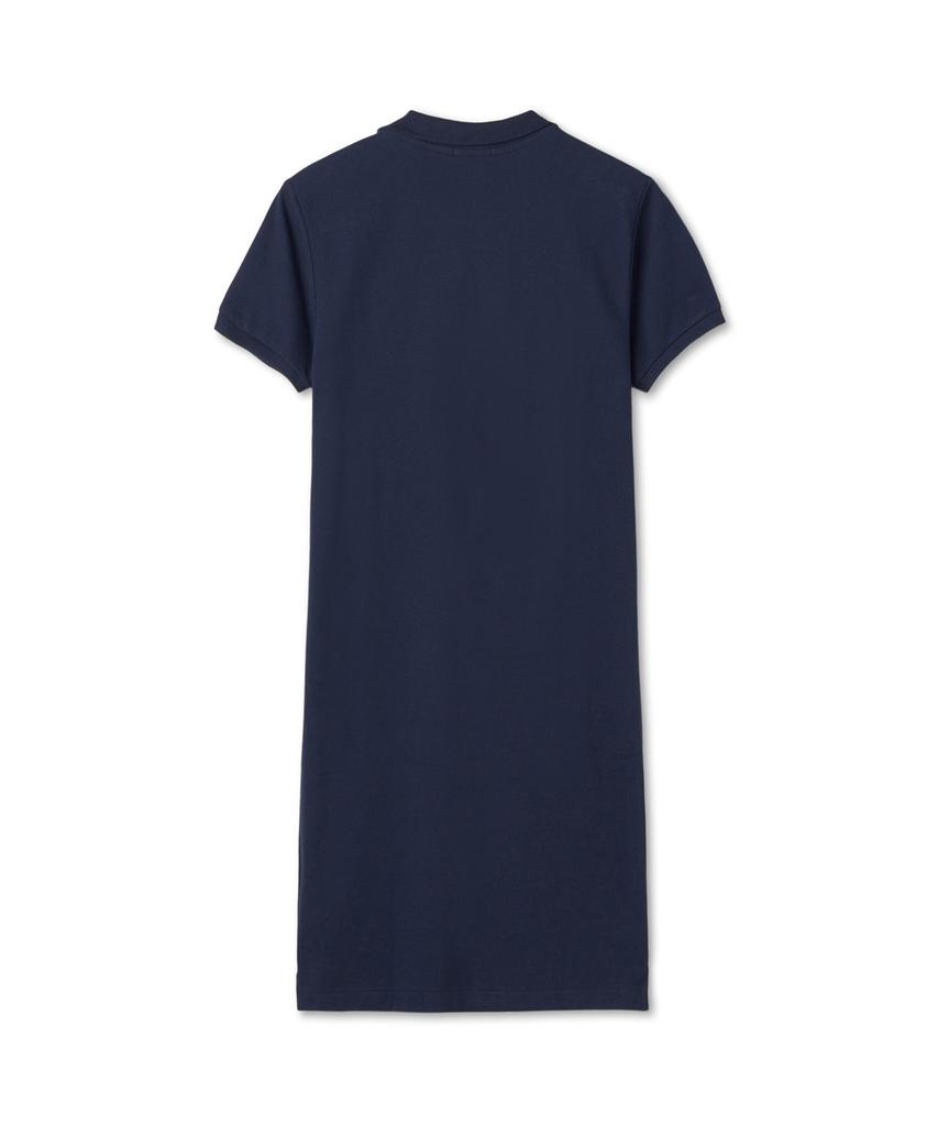 Polo Ralph Lauren W Cotton Mesh Polo Dress - Navy