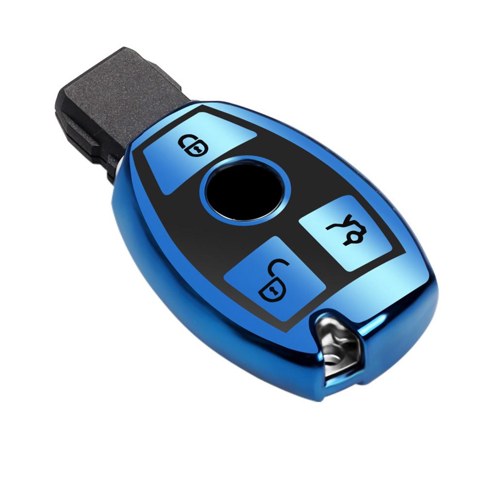 Soft TPU Car Remote Key Case Cover Fob For Mercedes Bnez CLA GLC GLA GLK W203 W210 W211 W204 W176 A B C R Class AMG Accessories