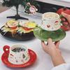 Caneca de Cerâmica para Café Desenho Animado de Natal - Lindo Presente Souvenir