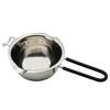 Stainless Steel Wax Melting Pot Heat Resistant Handle Candle Making Tool  Butter Melting