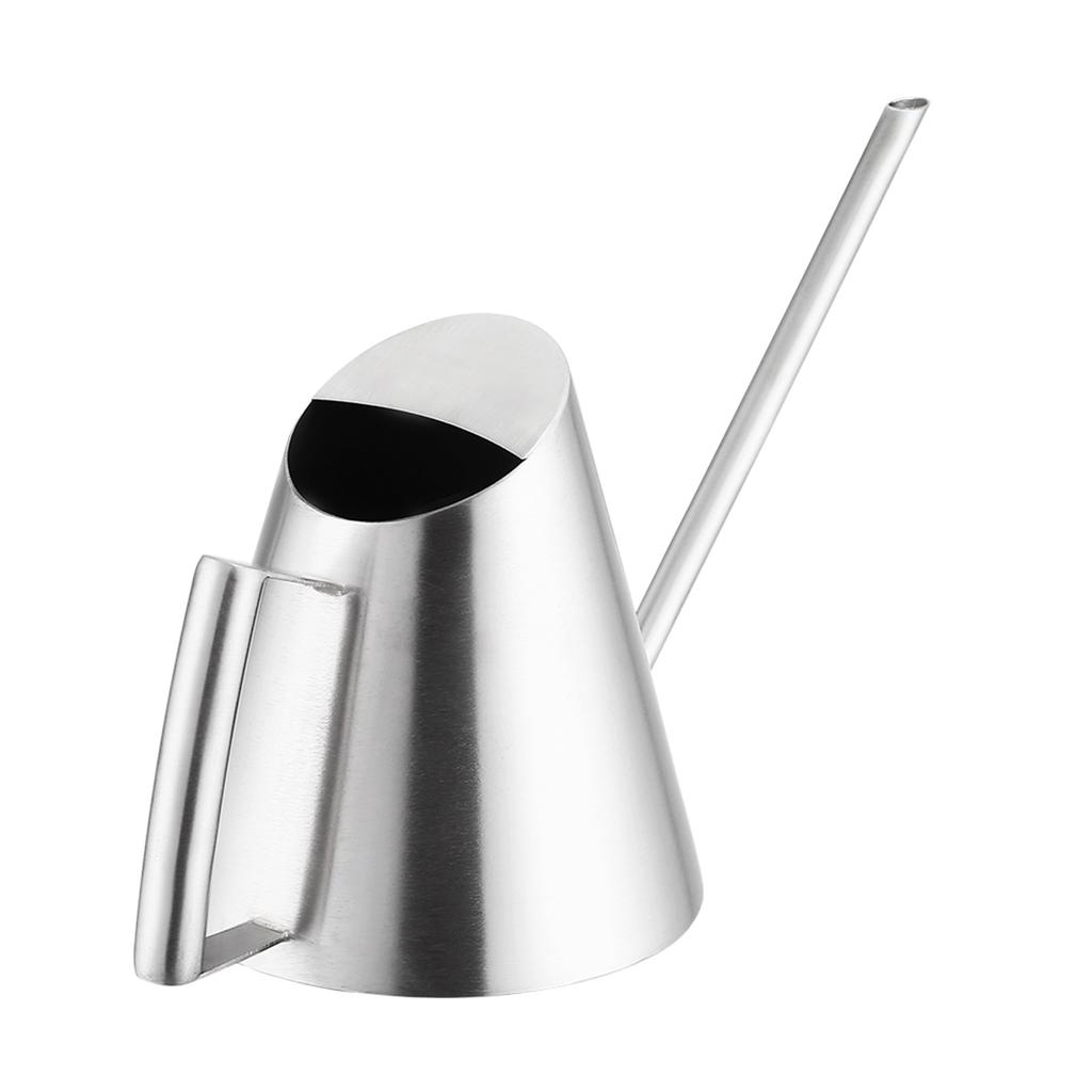 400ml Mini Gießkanne aus Edelstahl Gebürstet Garten Pflanzung Innen Außen