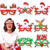 Christmas Santa Decoration Claus Snowman Glasses Adult Child Xmas Props Party