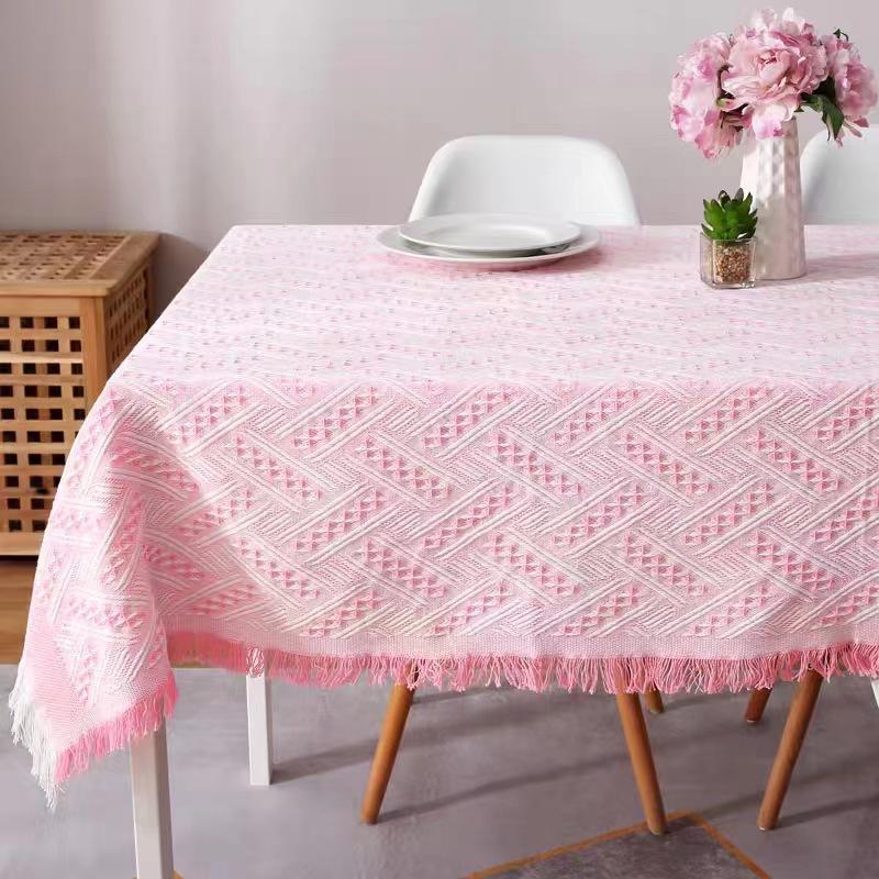 Tablecloth White Thickened Versatile Dormitory Dressing Table Dust-Proof Photography Background Cloth Picnic Dessert Table Mat