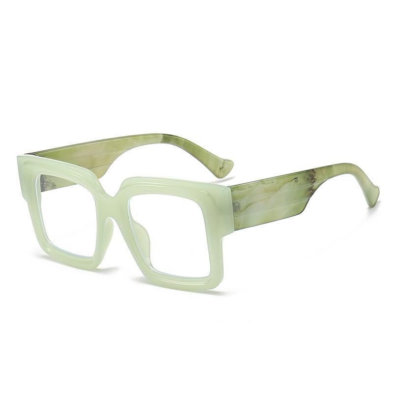 New Fashionable Blue Light Blocking Glasses Trendy Oversized Square Frame for Men & Women Stylish Clear Lens Eyewear