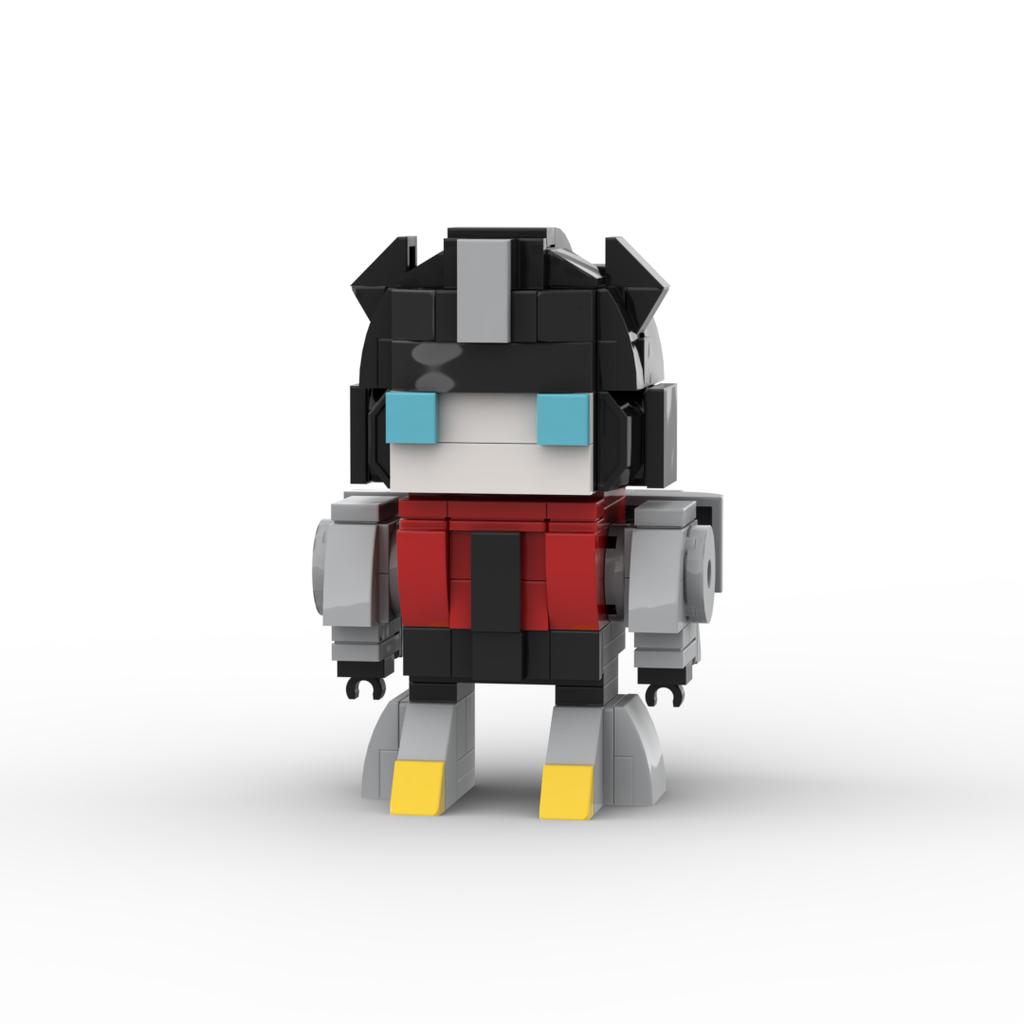 *Transform Auto Robot Brickheadz * Star Scream Jazz Prime DIY Enlighten MOC Block Brick set,Compatible With