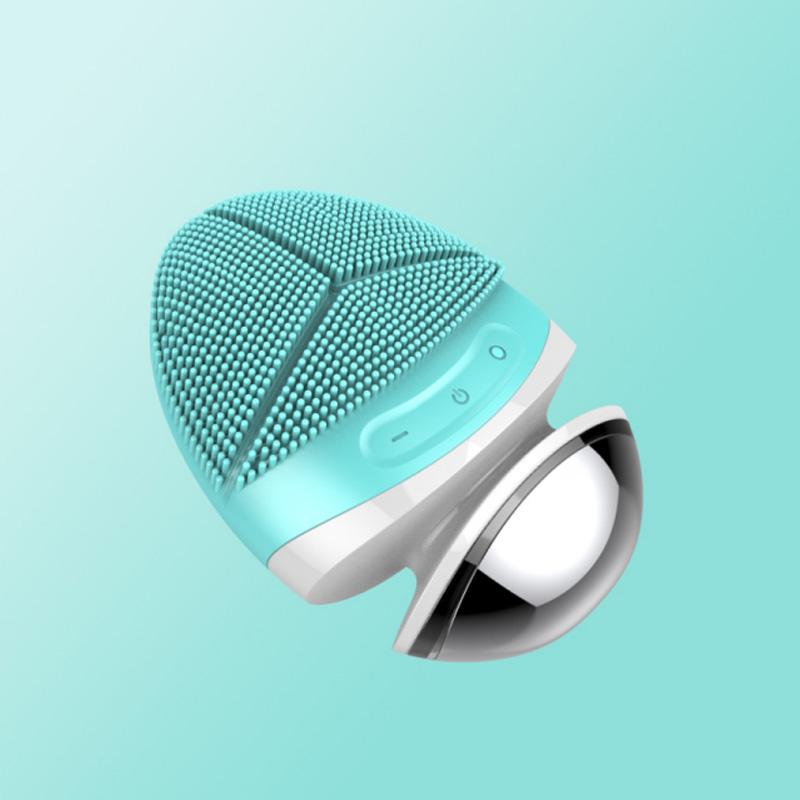 Facial Cleansing Brush Electric Facial Cleanser Washing Brush Mini Electric Facial Brush Waterproof Microcurrent Facial Brush