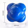 68mm Hexagonal Reaction Ball Silicone Agility Coordination Reflex Exercise Fitness Training Ball Suitable for Children and Adult