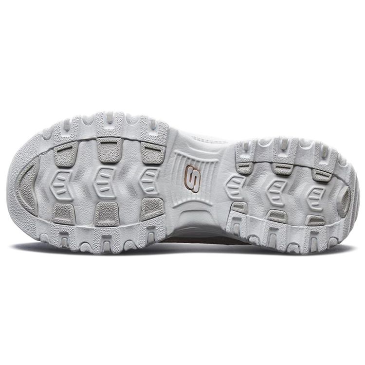 Skechers DLites 1.0 Lace-Up Retro Sports Low-Top Lifestyle Shoes Women Sneaker Lavender 11976-LAV
