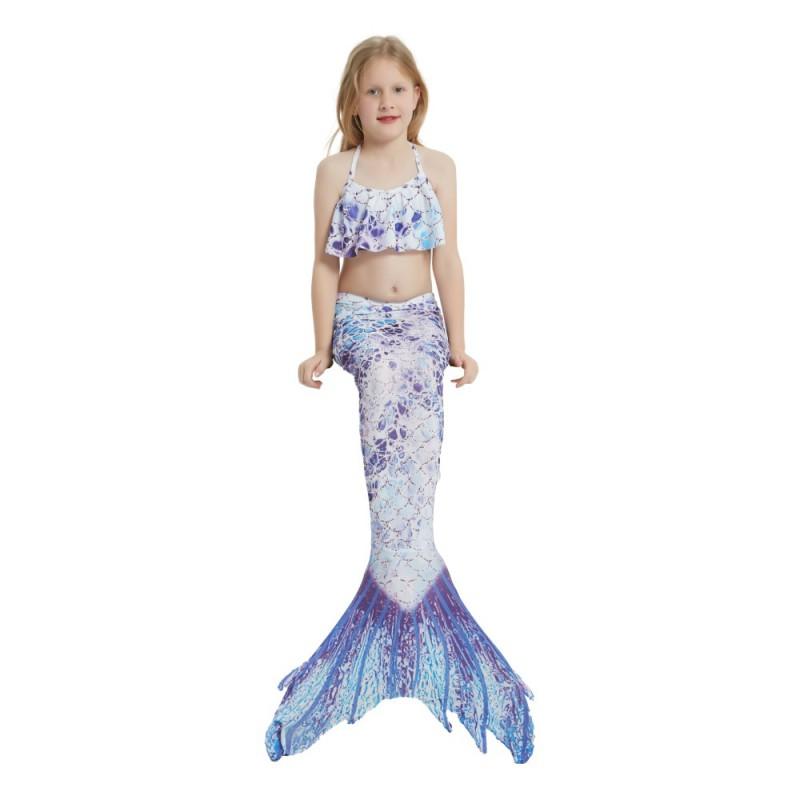 Mermaid Tail Swimsuit Kids Teens Adults Unisex Cosplay Costume Swimming Pool Beach Vacation Photo Shoot