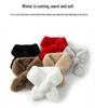 Double-Sided Rex Rabbit Fur Scarf & Neck Warmer - Women's Winter Thick, Versatile, Plush Snood