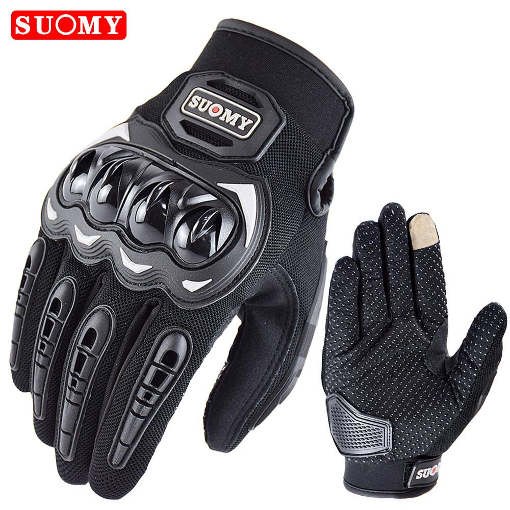 Suomy Motorcycle Gloves Motorbike Gloves Touch Screen Breathable Guantes Moto Gloves Racing Summer Spring Men Women Luva Moto DH S