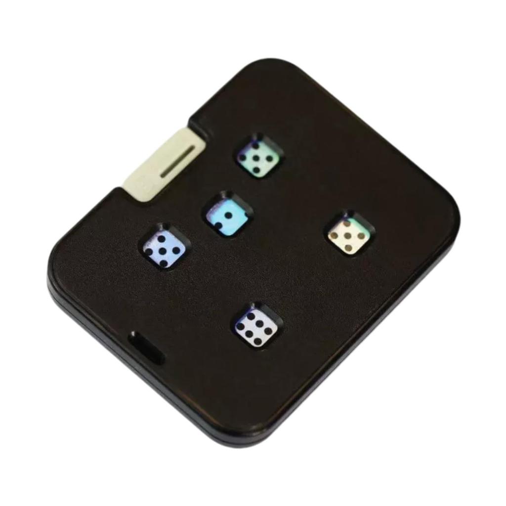 Mechanical Gear Dice – 3D Fidget Toy for Desk Stress Relief, White Tabletop Relaxation Gadget & Creative Gift for Adults