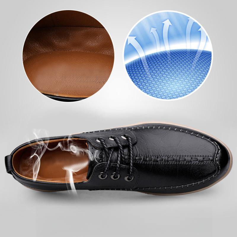 Men's Genuine Leather Shoes Casual Shoes Sneakers
