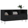 VidaXL TV Stand Black 102x36x50 Cm Engineered Wood 829029