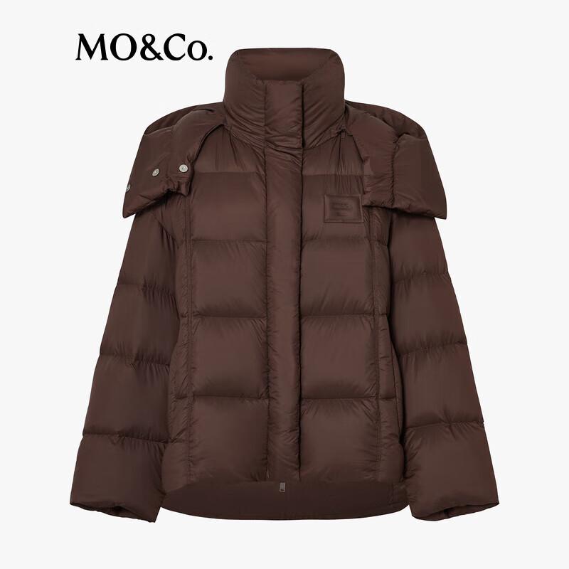 MO&Co. 2024 Winter Detachable Hood Puff Down Jacket