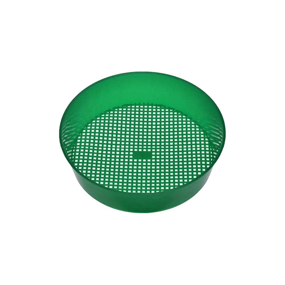 Round Screen Pan Plastic Soil Sieve Filter Mesh Pot Soil Stone Sifter Filtration Home Gardening Tools Flower Plant Nursery Pots