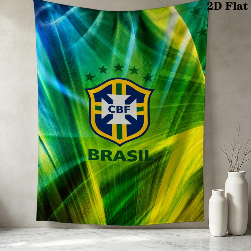 CBF Brasil Wall Tapestry Aesthetic Wall Hanging Printed Fabric Blanket Decorative Tapestries for Bedroom Living Room Home Decor
