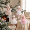 Partyzubehör Niedliche Plüsch-Engelsfigur Weihnachtsdekoration Kleine Fee Dekoration Anhänger