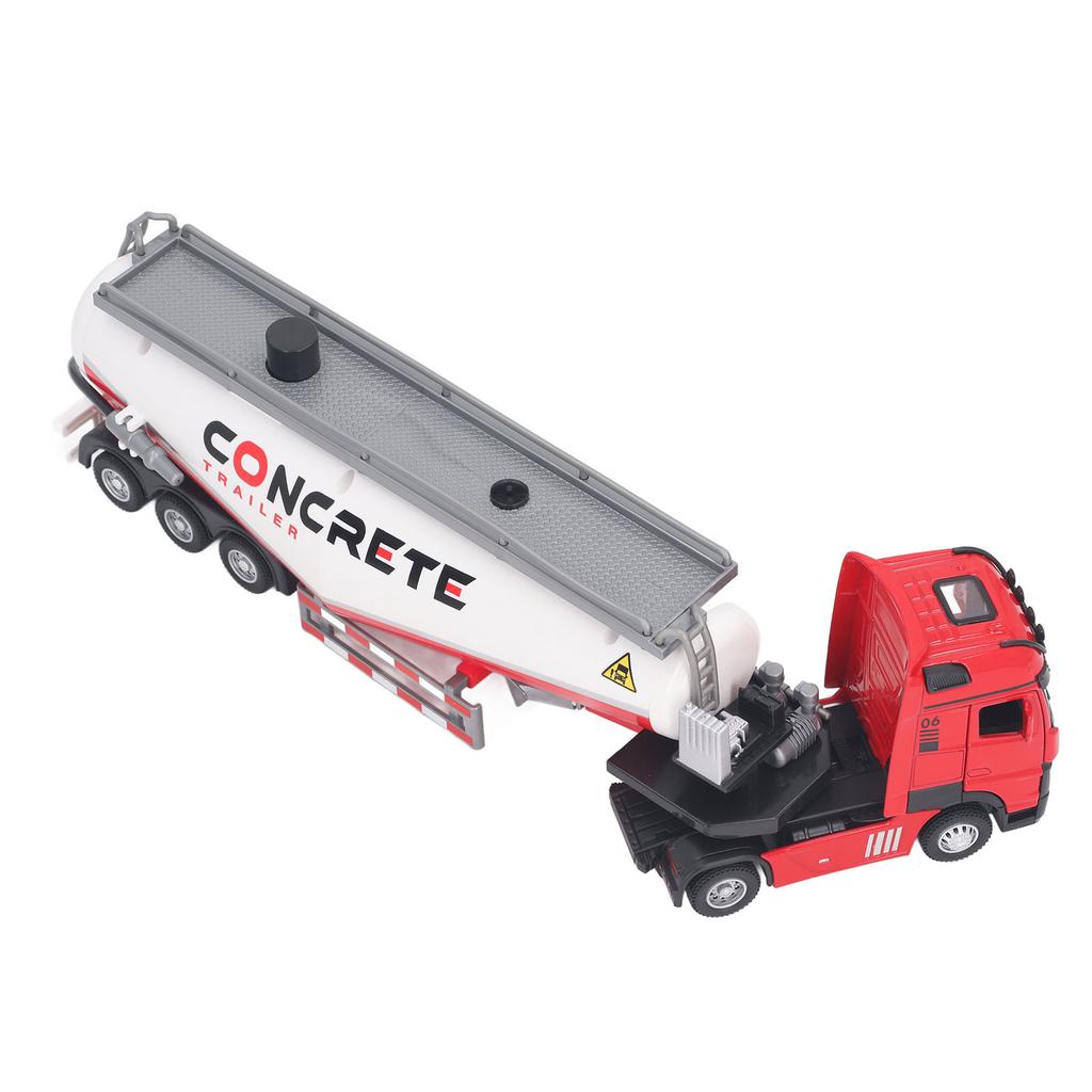 1:32 Scale Alloy Concrete Pump Truck High Simulation Construction Vehicle Model with Water Spray Function