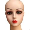 Testa di Manichino Calva Femminile Manichino Supporti per Parrucche Liscio Multiuso Modello Espositore Portaoggetti