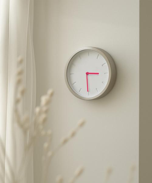 [OA] OA Point Clock Interior Living Room Round Low Noise Design Wall Clock A01853 A01853