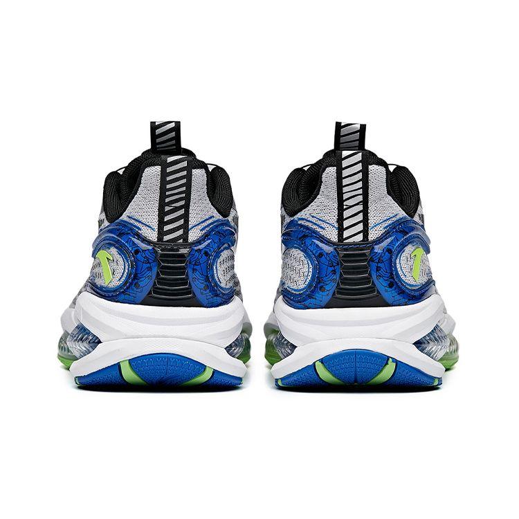 Anta UFO 3.0 Casual Non-Slip Shock Absorbing Wear-Resistant Lightweight Low-Top Running Shoes Kids Sneaker Silver 312135588-1