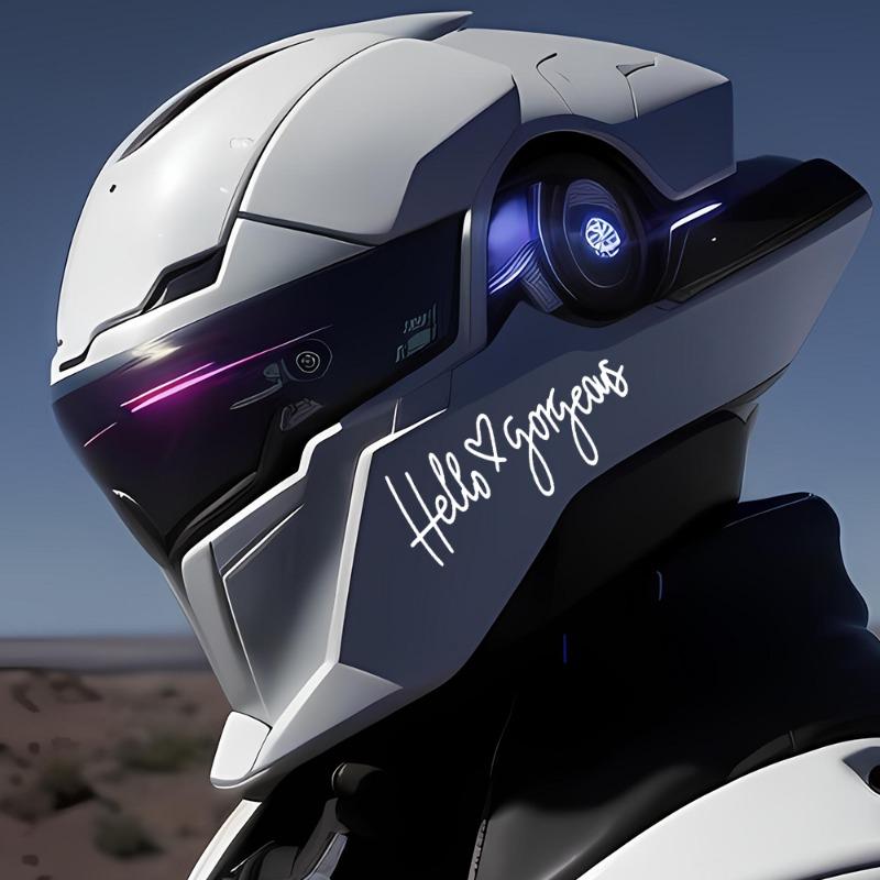 Hello Gorgeous Car Sticker 8.3x3cm Rearview Mirror DIY Decorative Decal Automatic Motorcycle Laptop Styling Modification Sticker