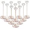 10pcs 8.6" Tall Place Card Holders Table Number Stand Table Card Holders Table Picture Holder Wire Photo Holder