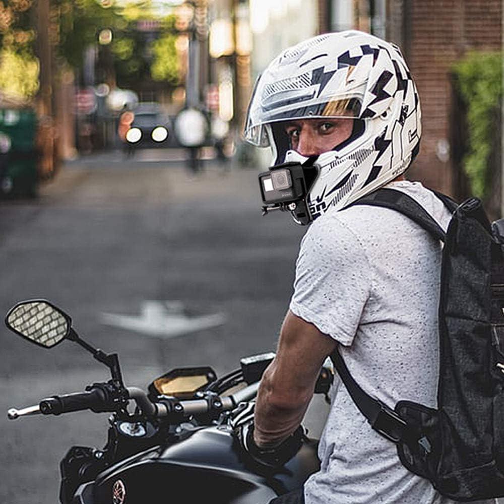 Motorcycle Helmet Strap Mount Phone Stand Holder For GoPro Hero 12 11 Insta360 X4 Action Sports Camera Mobile Phone Accessories