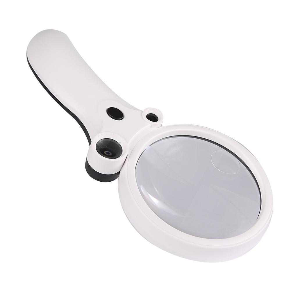 

Handheld Magnifying Glass Reading Jewelry Repairing Magnifier with Counterfeit Detector