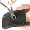 Flexible Soft Leather Archeries Finger Tab Leather Cover With Comfortable Grip For Outdoor Bowstring Pulling Practice