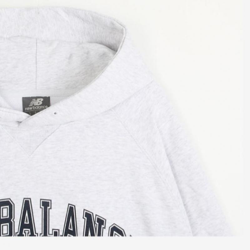 New Balance Unisex Basic Letter Logo Hoodie Nbn0ec3813