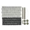 Silver Model Tank Track Parts Plastic RC Track Parts for WPL E-1/GAZ-71 Crawler Track Replacement