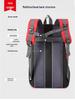 Unisex Outdoor Hiking Backpack - Large Capacity, Nylon Straps, Color Block Design