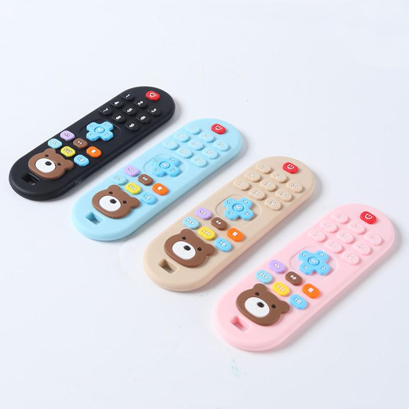 remote control teether children's toys sensory cute cartoon playthings for boys & girls presents