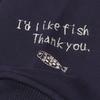 Kusguru Japan Mini Fleece Dark BK204 Women's Sweatshirt, Blue,