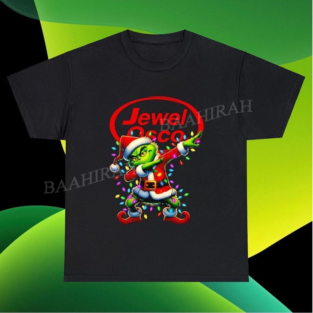 New Grinch Christmas Jewel-Osco logo American Funny T shirt Size S to 5XL 4XL