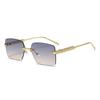 New Vintage Frameless Square Sunglasses Women Men Rectangle Sun Glasses Female Eyewear Sunglasses for Male Female Eyeglasses