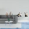 Animal Figurines Collection Realistic Owl And Panda Sculptures Decorative Bookends Ornaments for