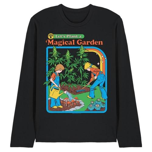 Steven Rhodes Unisex Adult LetÂ´s Plant A Magical Garden Long-Sleeved T-Shirt
