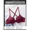 Black Plunge Bra with Deep V Neckline Underwire Push Up Lingerie for Low Cut Outfits