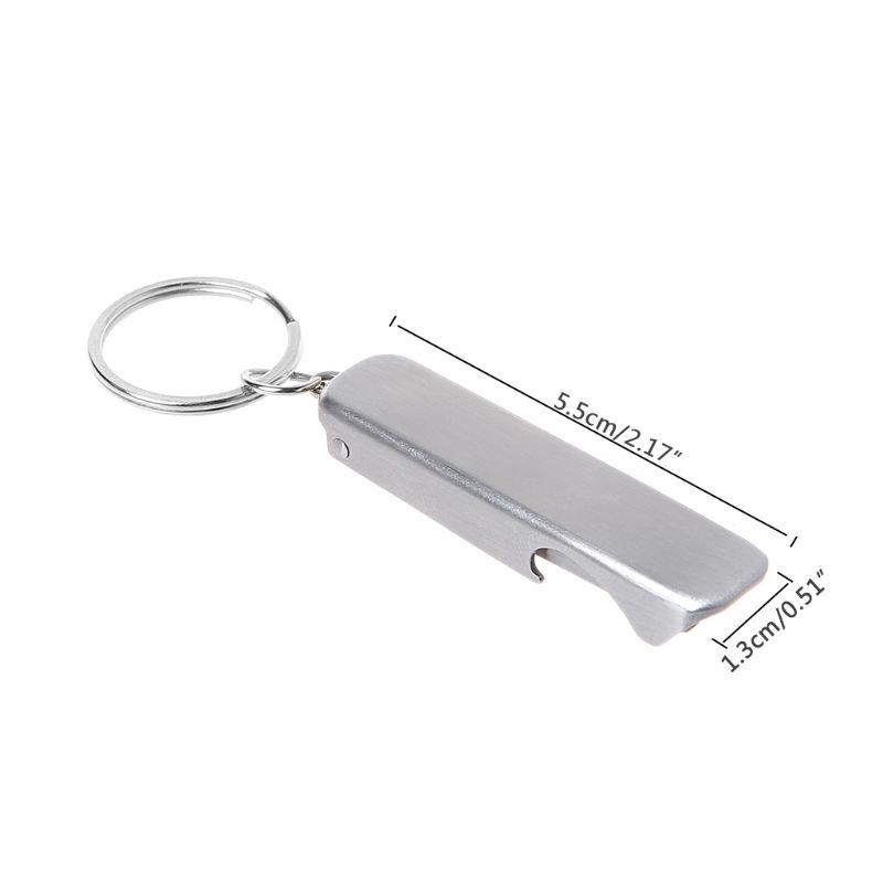 Kjøp 2 in 1 Nail Clipper Bottle Opener EDC Pocket Tool Nail File