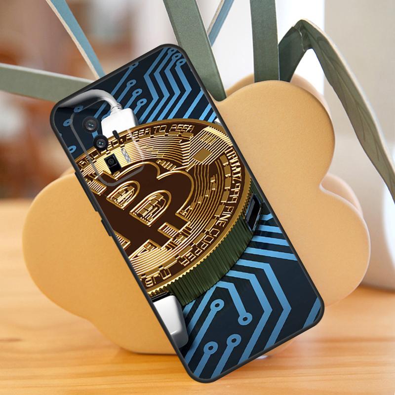 Bitcoin BTC Case For POCO X3 X6 F6 Pro M6 X5 F3 F5 M5s Xiaomi 13 14 Ultra 12 Lite 11T 12T 13T Pro Cover