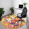 1pc Mario Characters Office Round Area Rug, Under Office Chairs Bedroom Living Room Home Decor A1016267